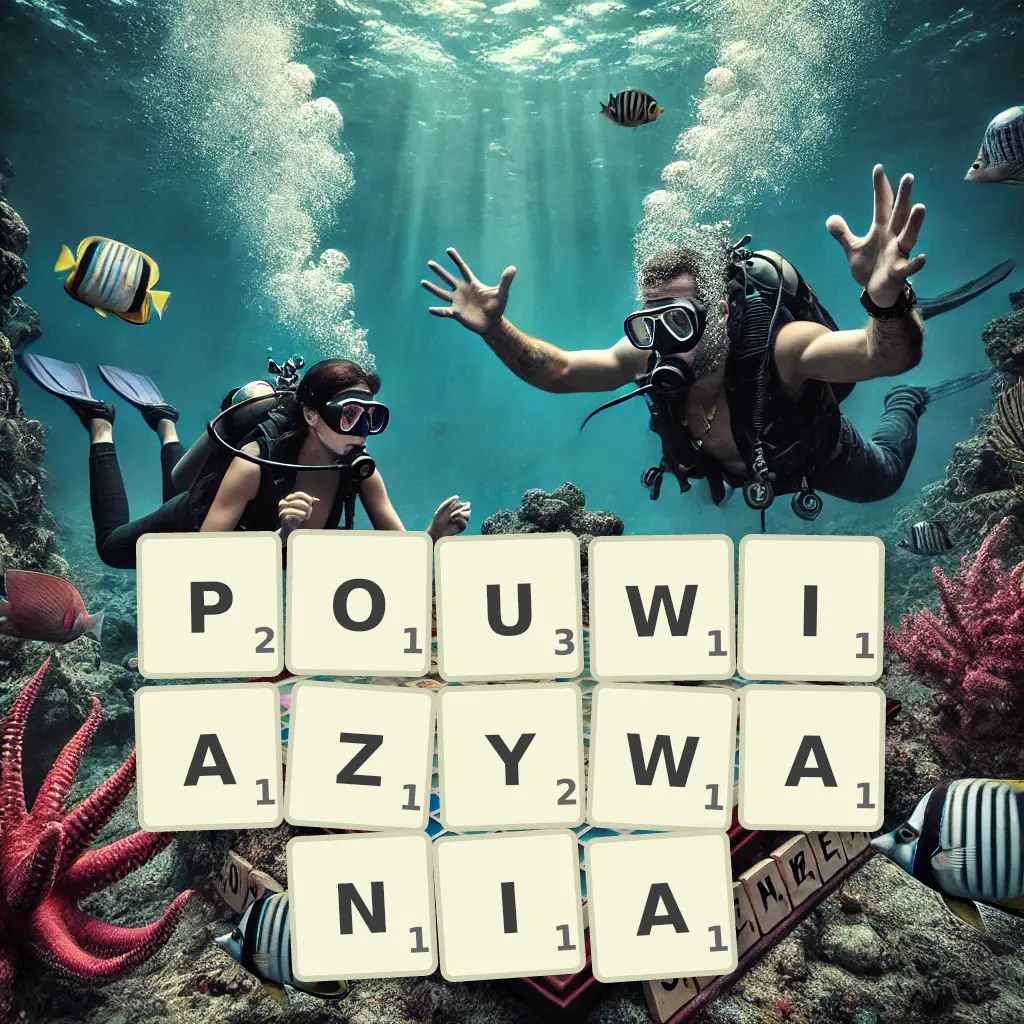 Lista słów z liter POUWIĄZYWANIA Słowa z liter POUWIĄZYWANIA