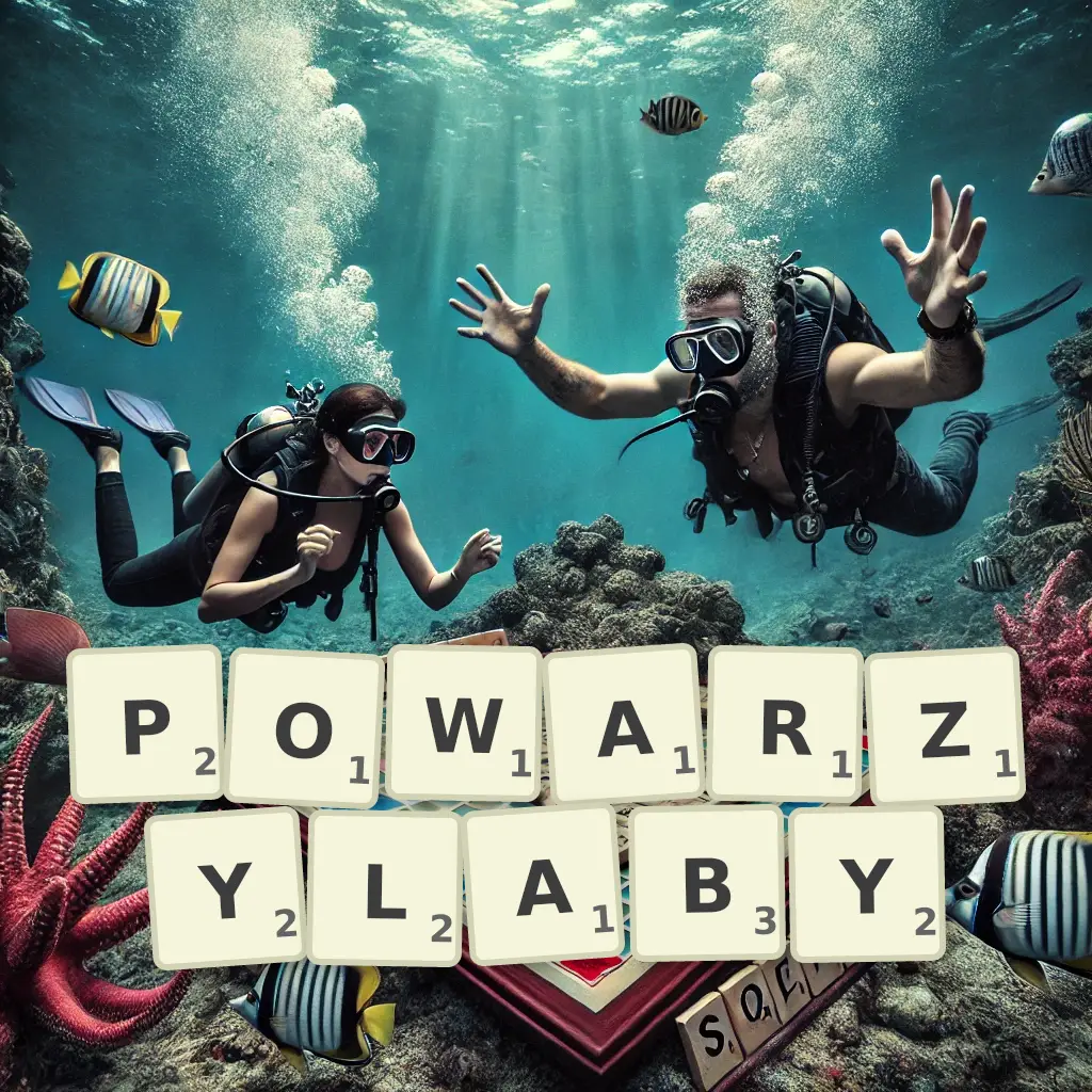 Słowa z liter POWARZYŁABY