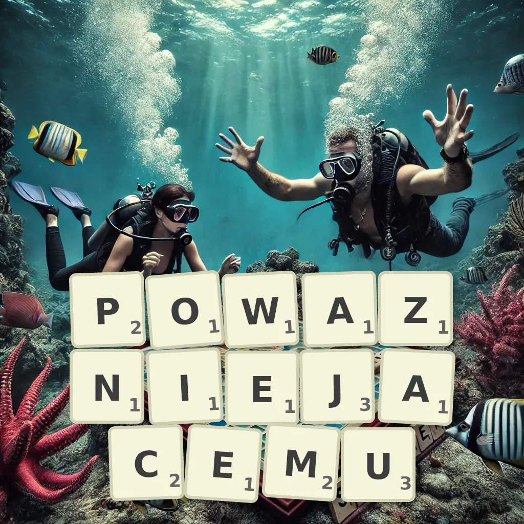 Słowa z liter POWAŻNIEJĄCEMU