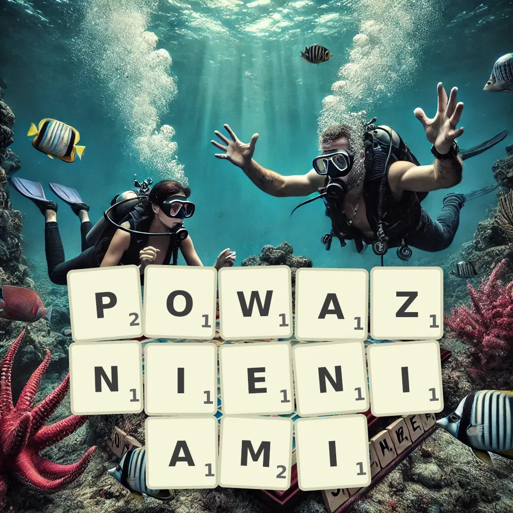 Słowa z liter POWAŻNIENIAMI