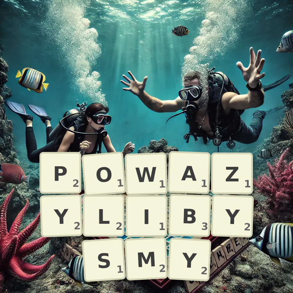 Słowa z liter POWAŻYLIBYŚMY