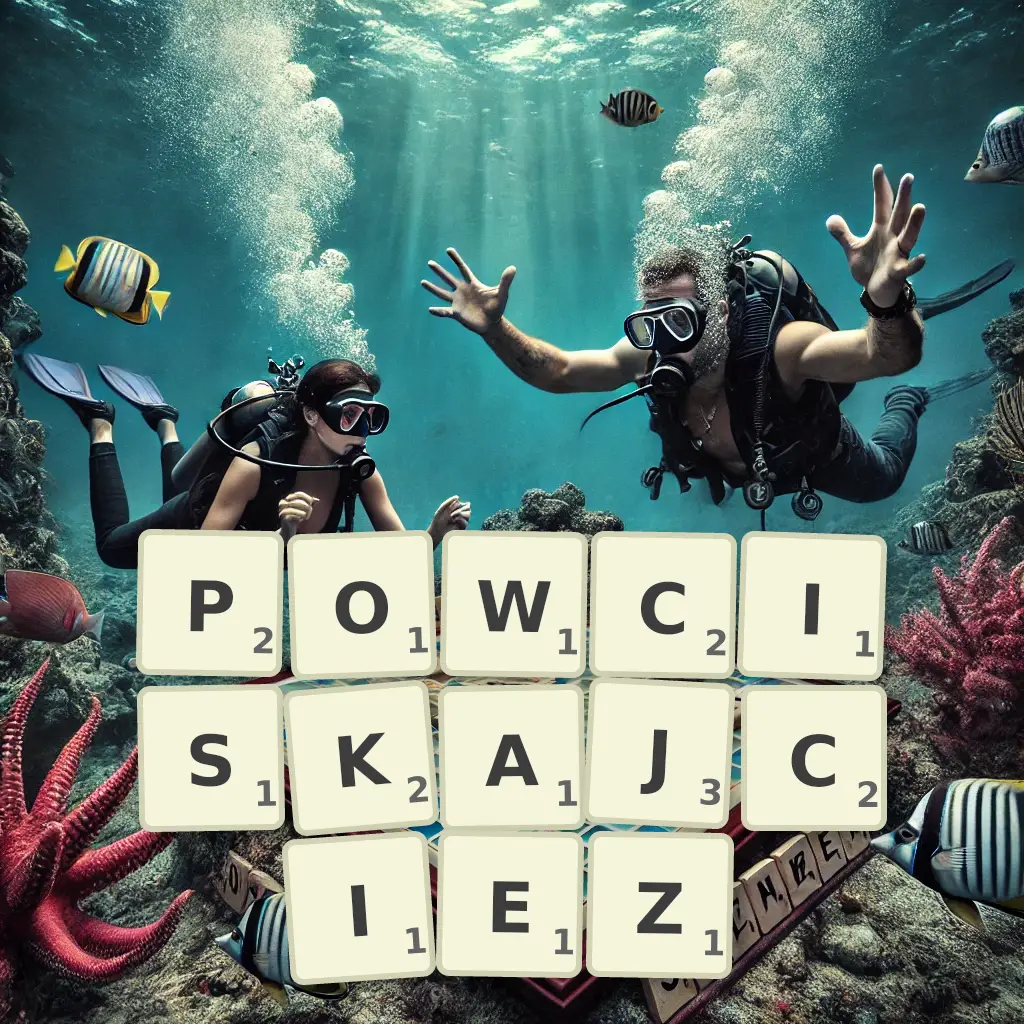 Słowa z liter POWCISKAJCIEŻ