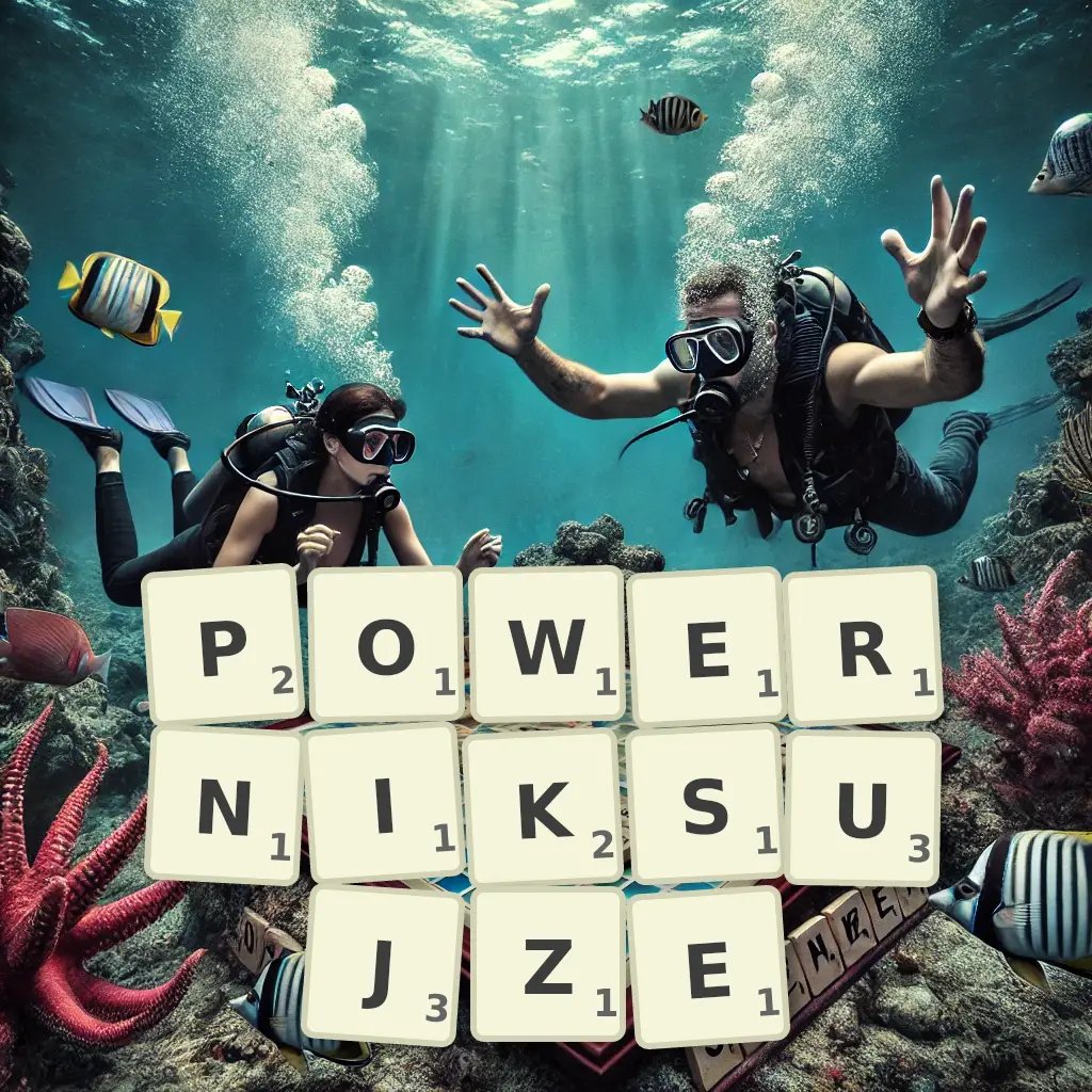 Słowa z liter POWERNIKSUJŻE