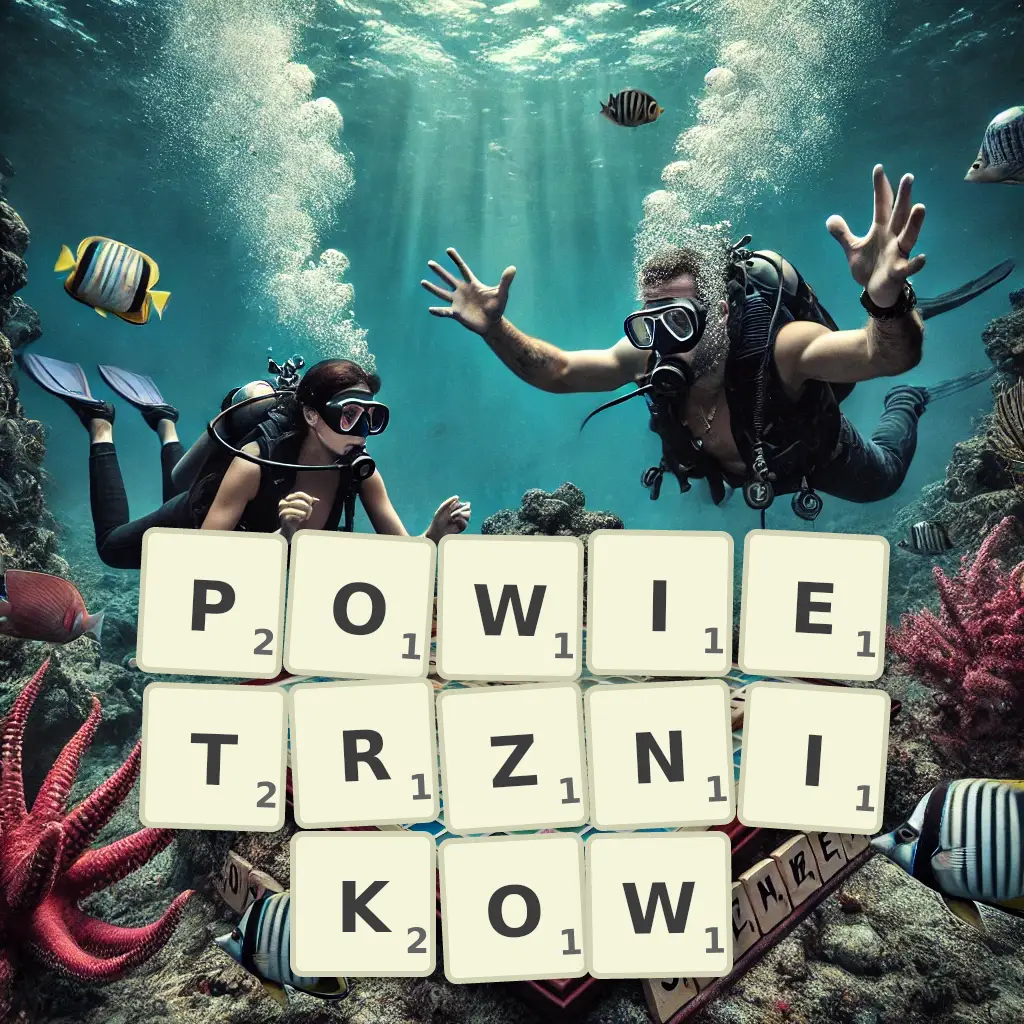 Słowa z liter POWIETRZNIKÓW