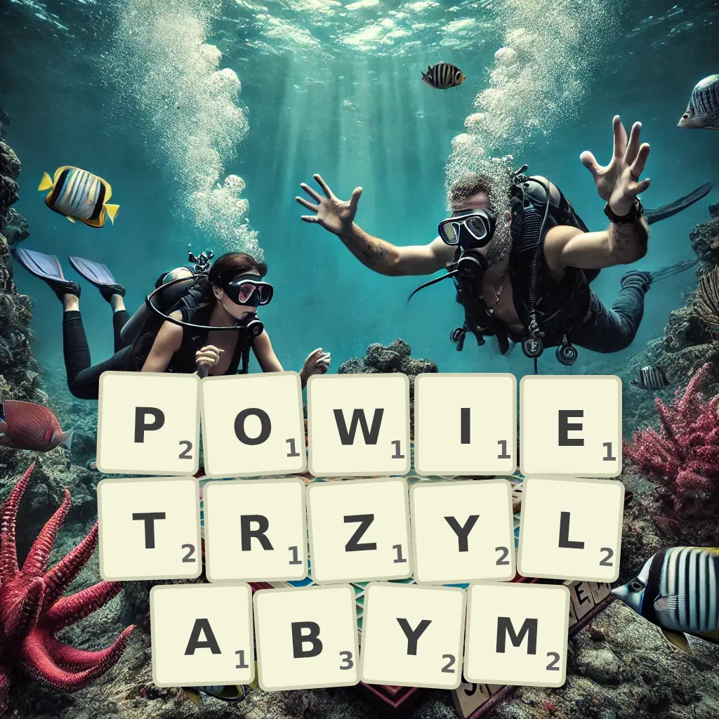 Słowa z liter POWIETRZYŁABYM