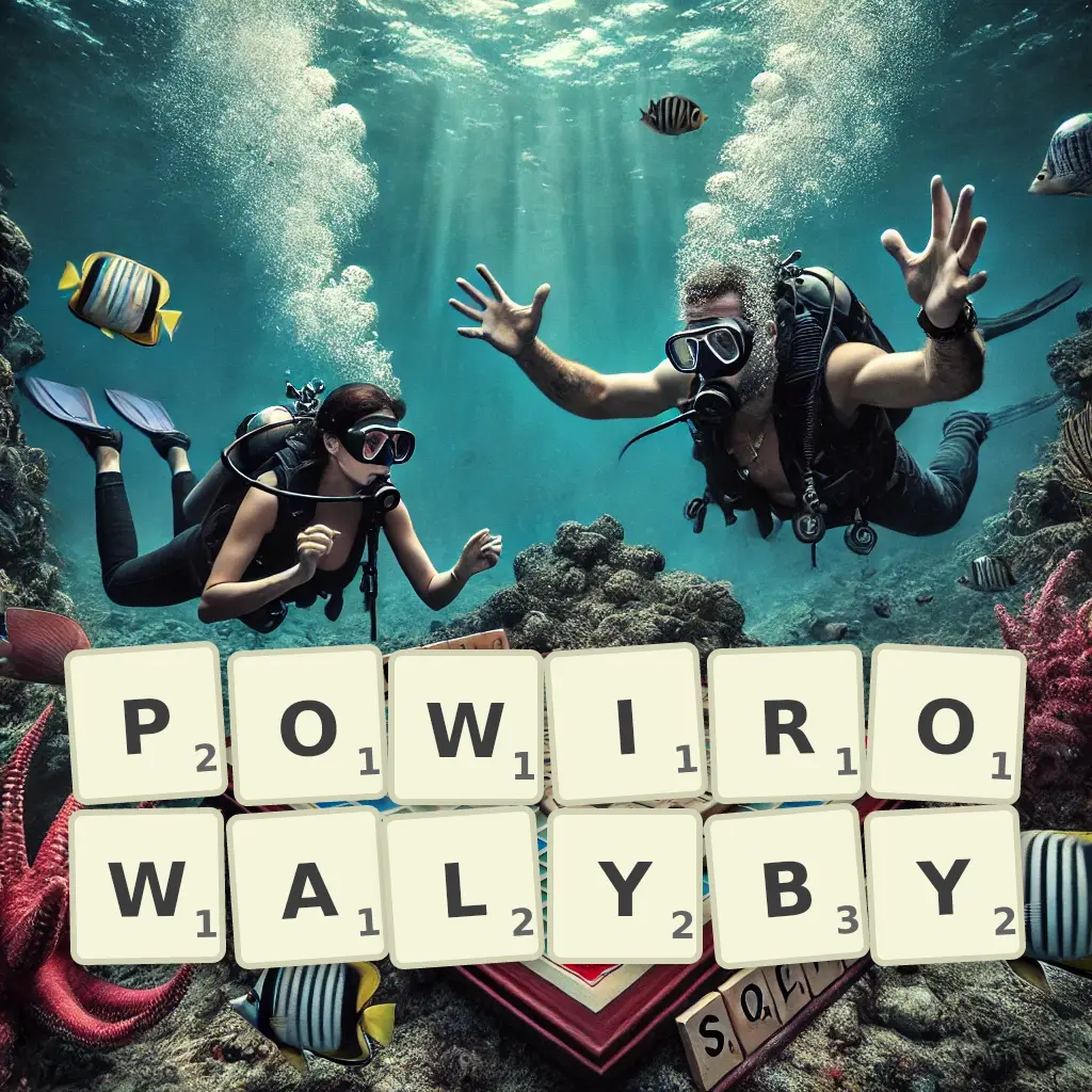Słowa z liter POWIROWAŁYBY