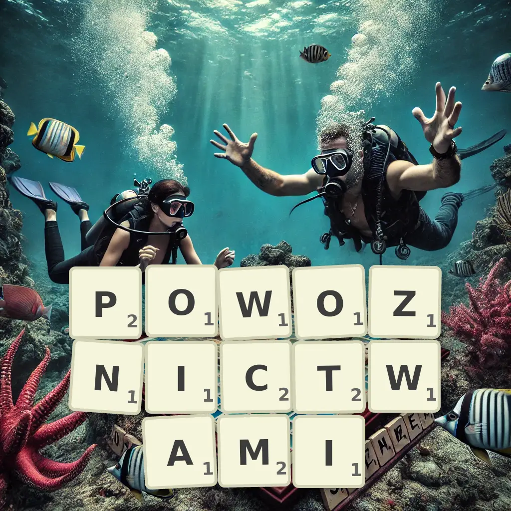 Słowa z liter POWOŹNICTWAMI
