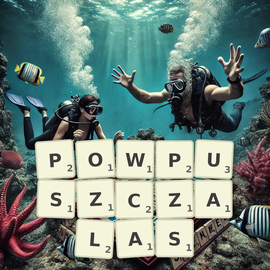 Słowa z liter POWPUSZCZAŁAŚ