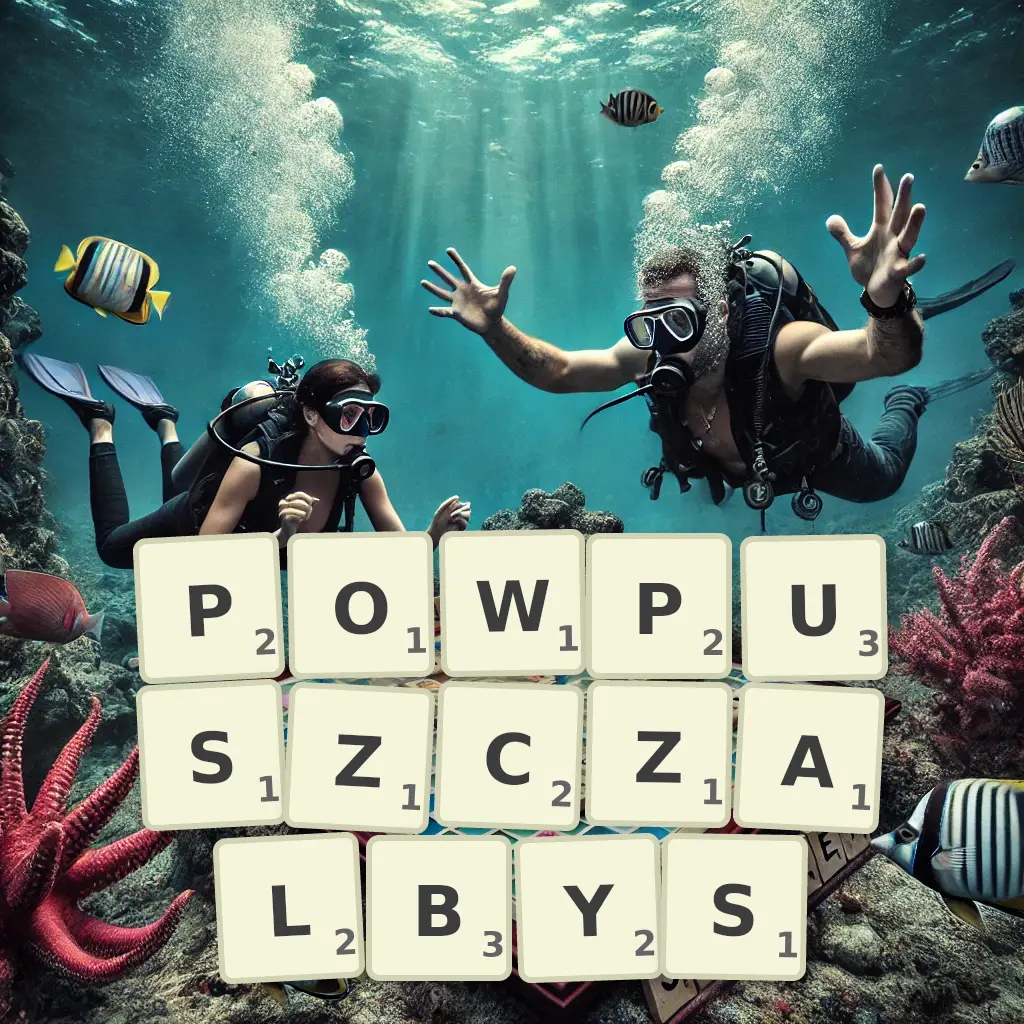 Słowa z liter POWPUSZCZAŁBYŚ