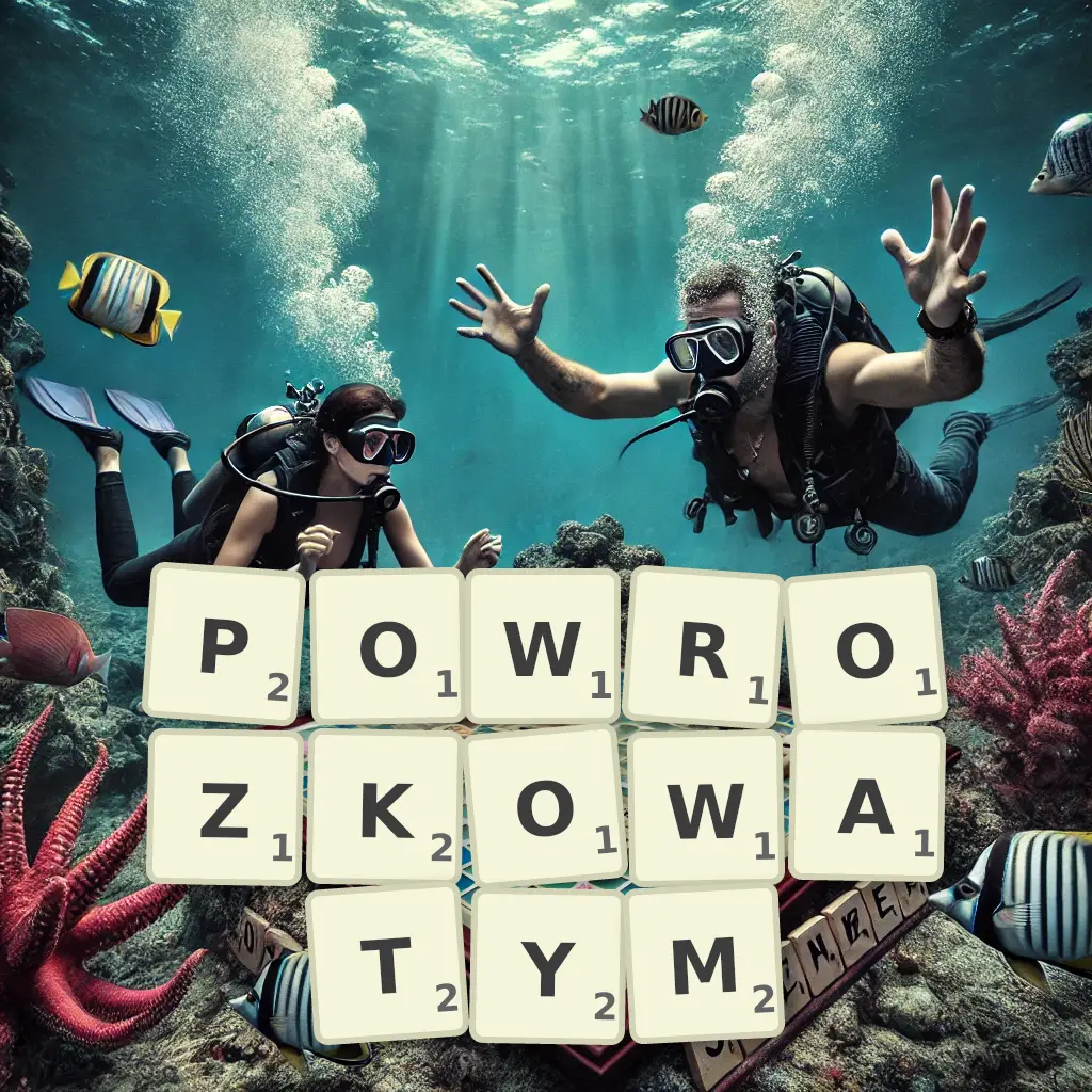Słowa z liter POWRÓZKOWATYM