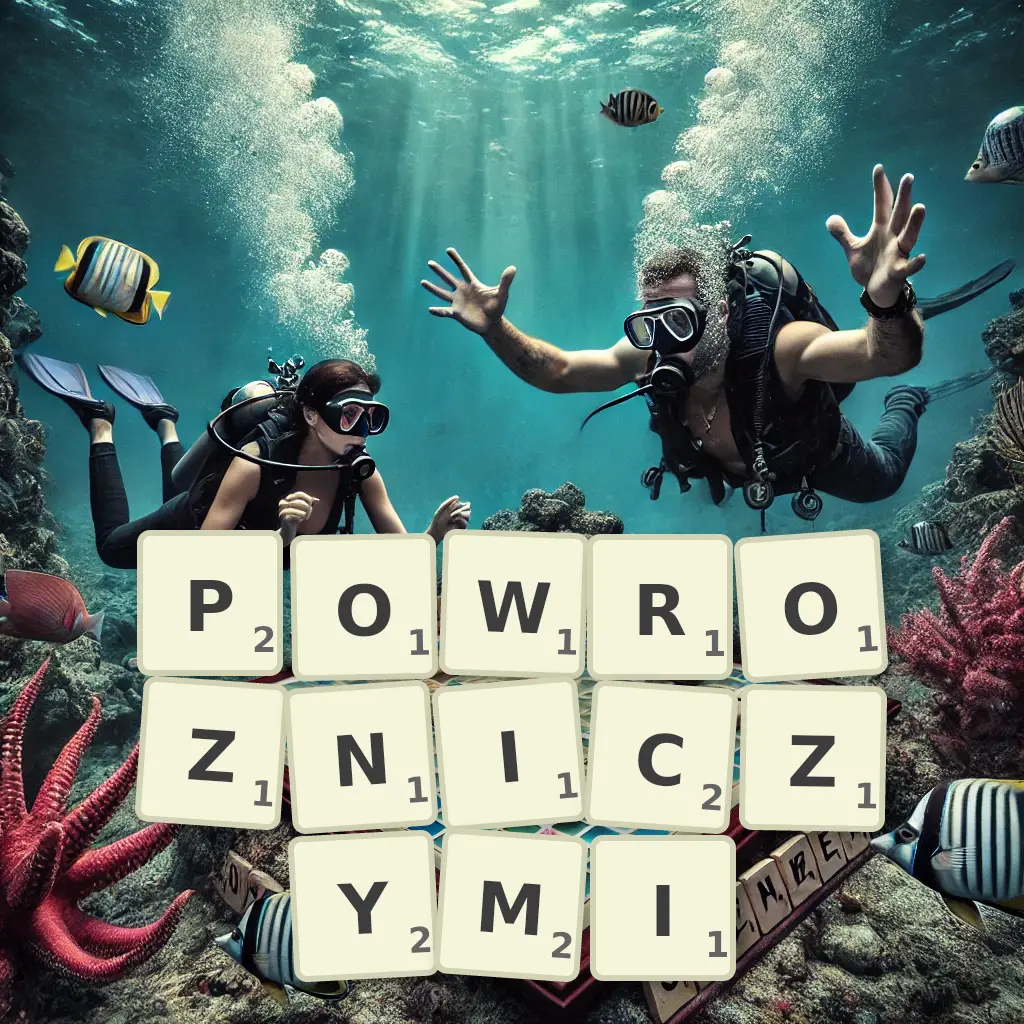 Słowa z liter POWROŹNICZYMI
