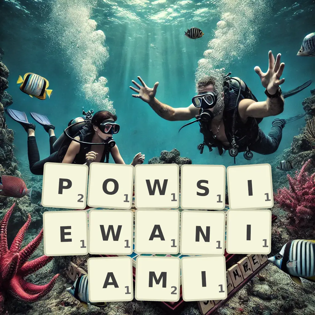Słowa z liter POWSIEWANIAMI