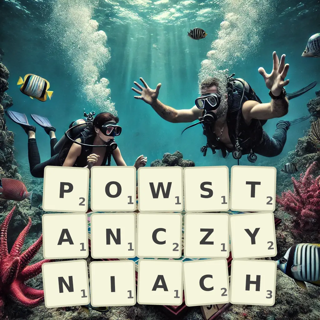 Słowa z liter POWSTAŃCZYNIACH