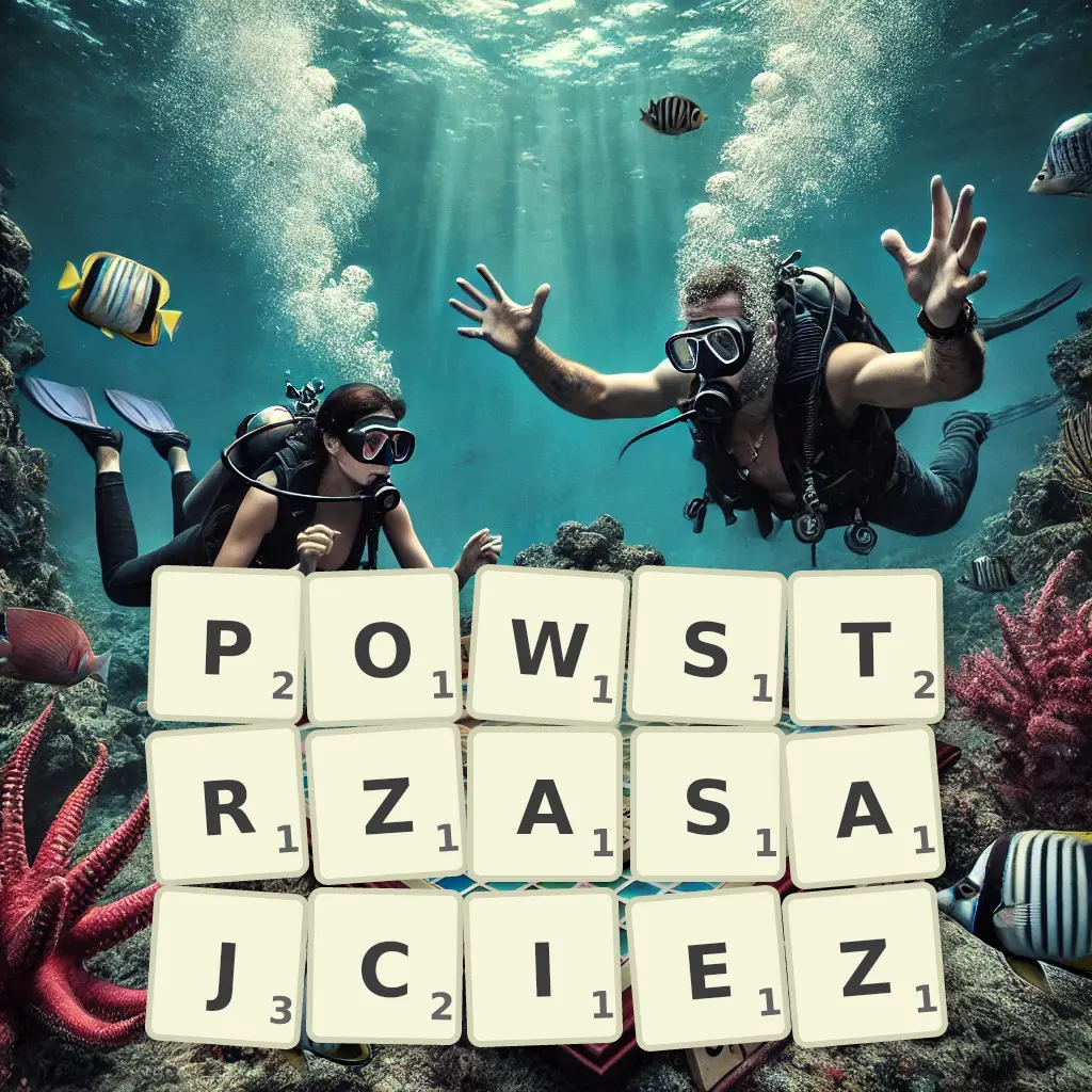 Słowa z liter POWSTRZĄSAJCIEŻ