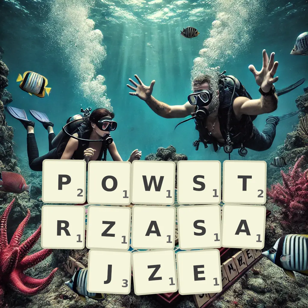 Słowa z liter POWSTRZĄSAJŻE