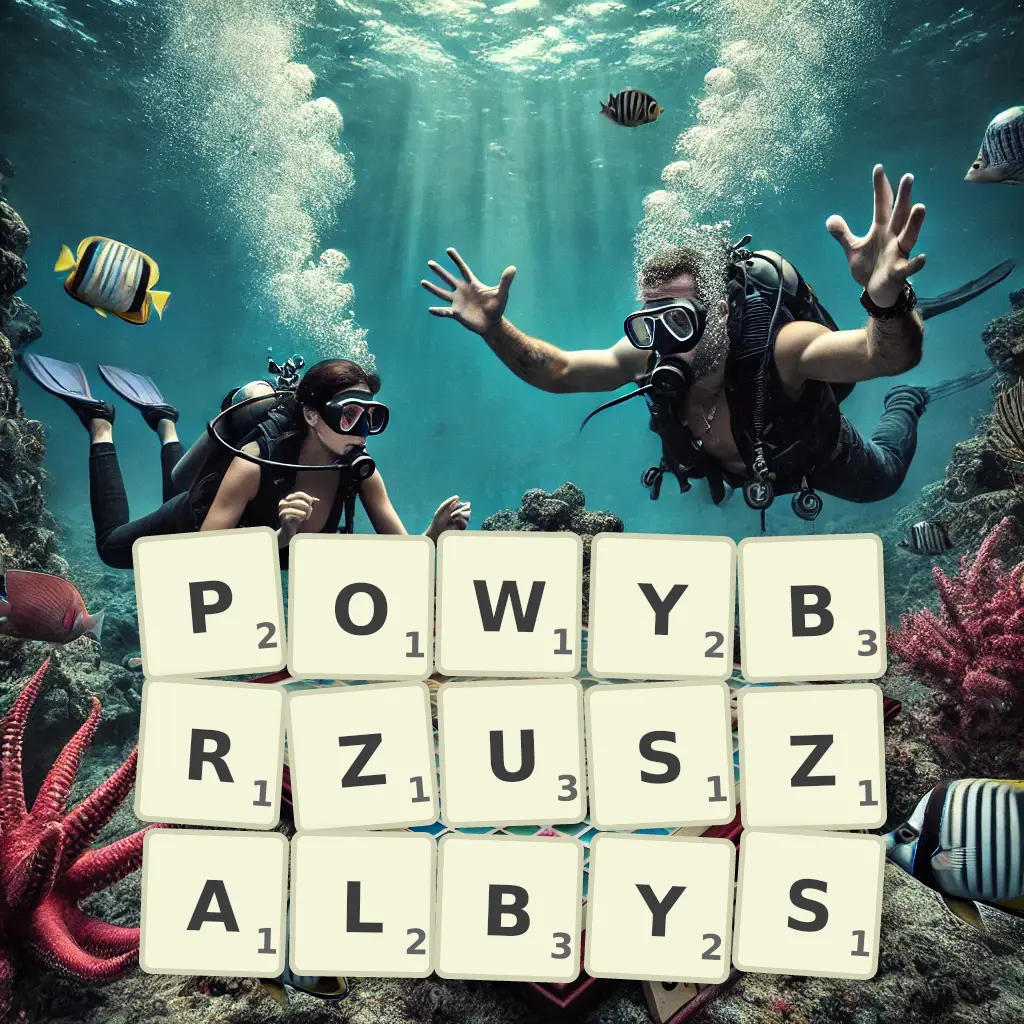 Słowa z liter POWYBRZUSZAŁBYŚ