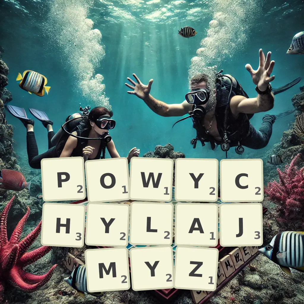 Słowa z liter POWYCHYLAJMYŻ