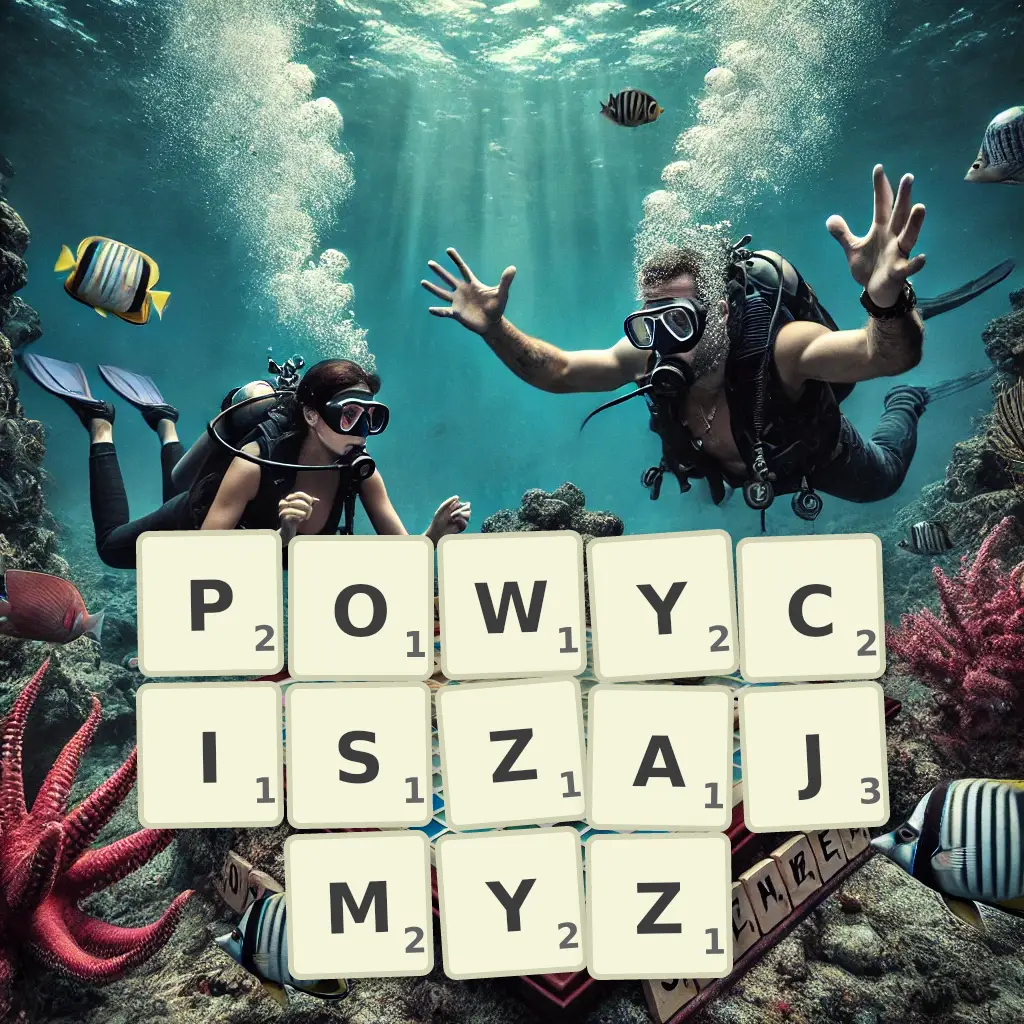 Słowa z liter POWYCISZAJMYŻ