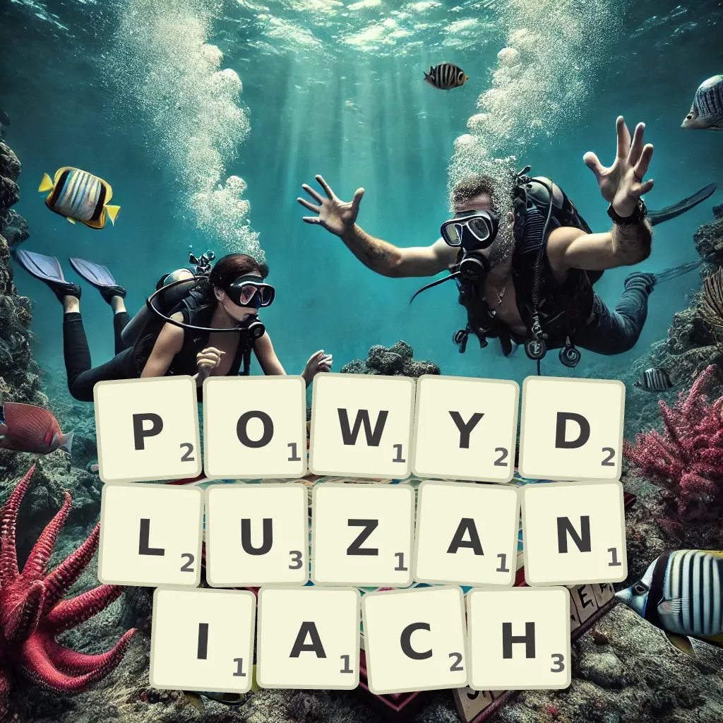 Lista słów z liter POWYDŁUŻANIACH Słowa z liter POWYDŁUŻANIACH