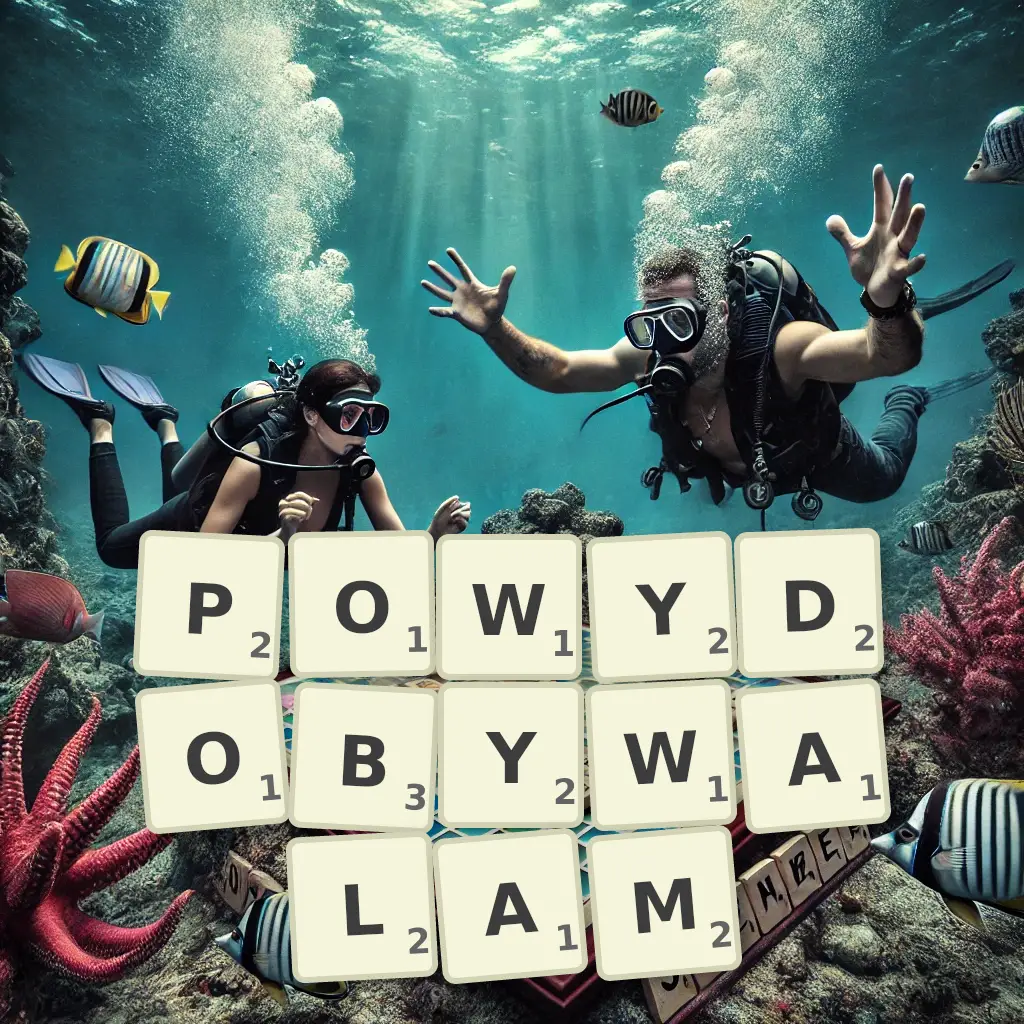 Słowa z liter POWYDOBYWAŁAM