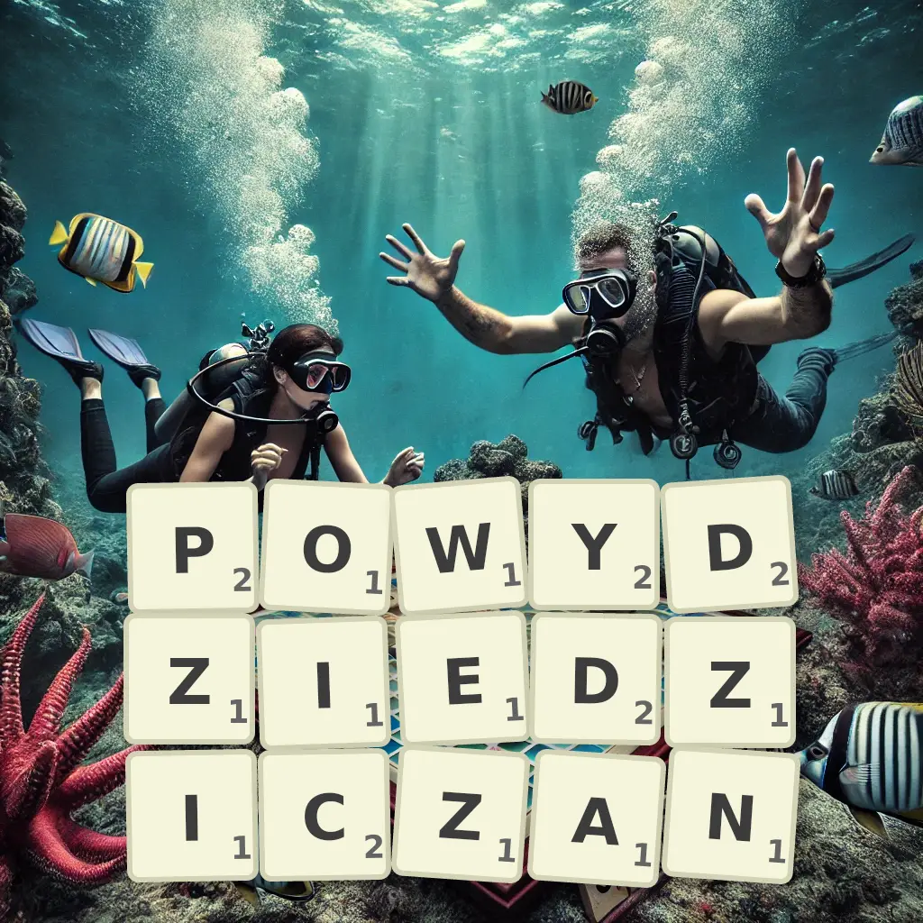 Słowa z liter POWYDZIEDZICZAŃ