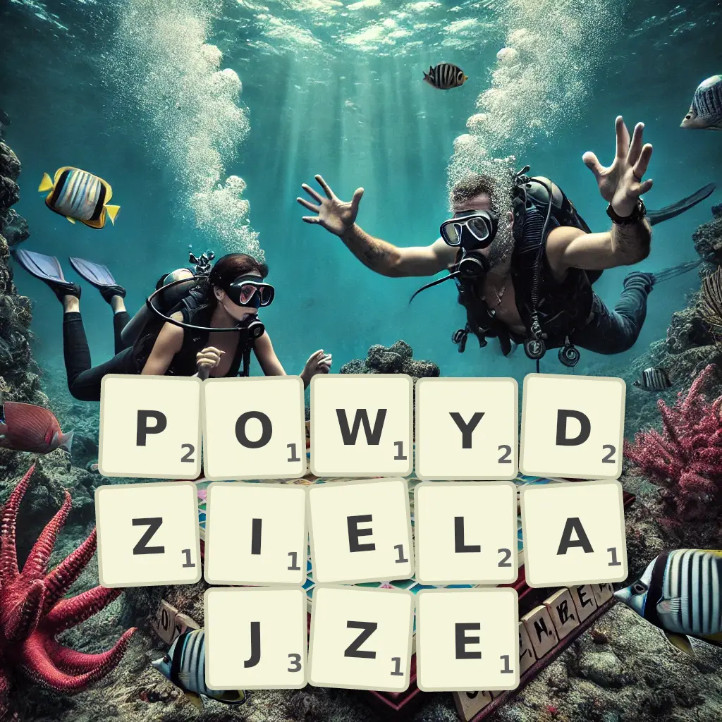 Słowa z liter POWYDZIELAJŻE