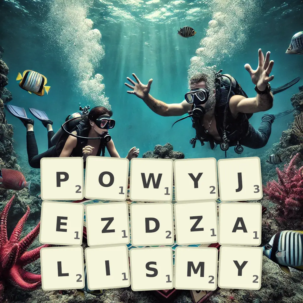 Lista słów z liter POWYJEŻDŻALIŚMY Słowa z liter POWYJEŻDŻALIŚMY