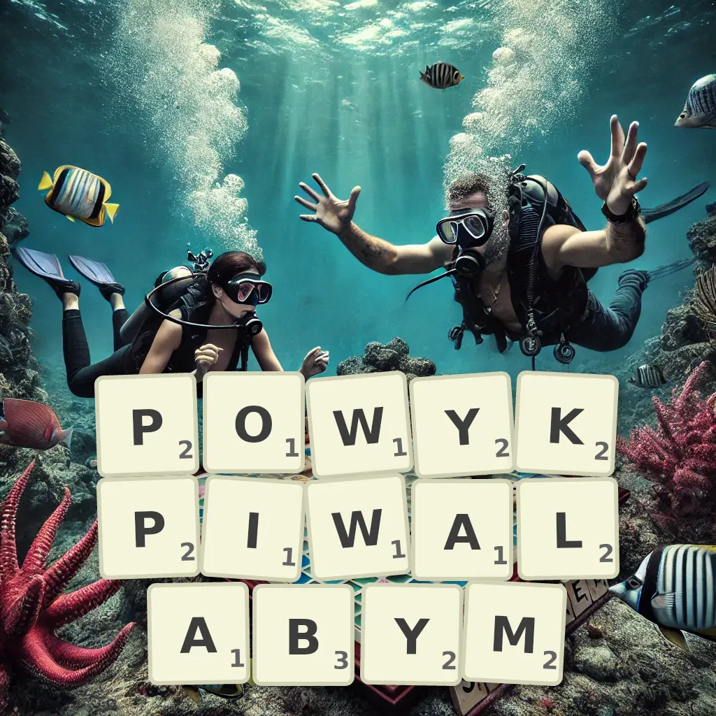 Słowa z liter POWYKPIWAŁABYM