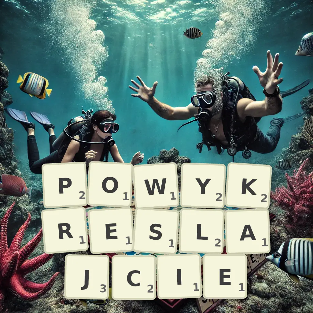 Słowa z liter POWYKREŚLAJCIE