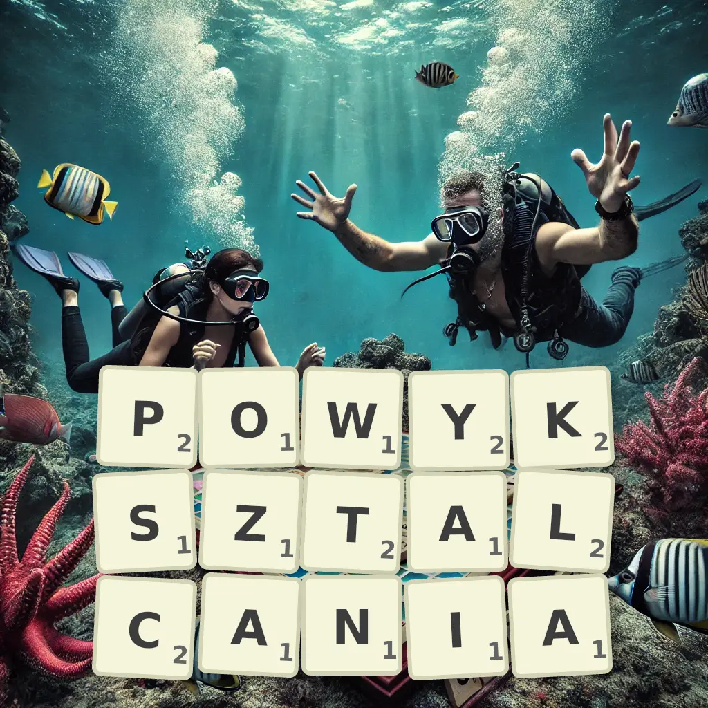Słowa z liter POWYKSZTAŁCANIA