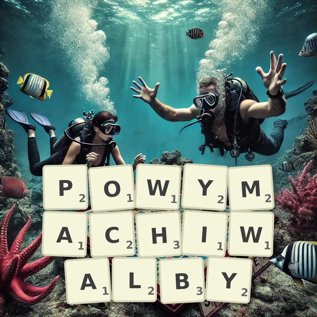 Słowa z liter POWYMACHIWAŁBY