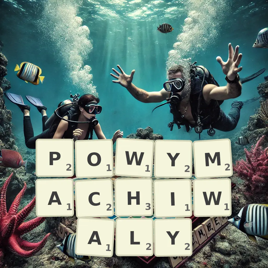 Słowa z liter POWYMACHIWAŁY