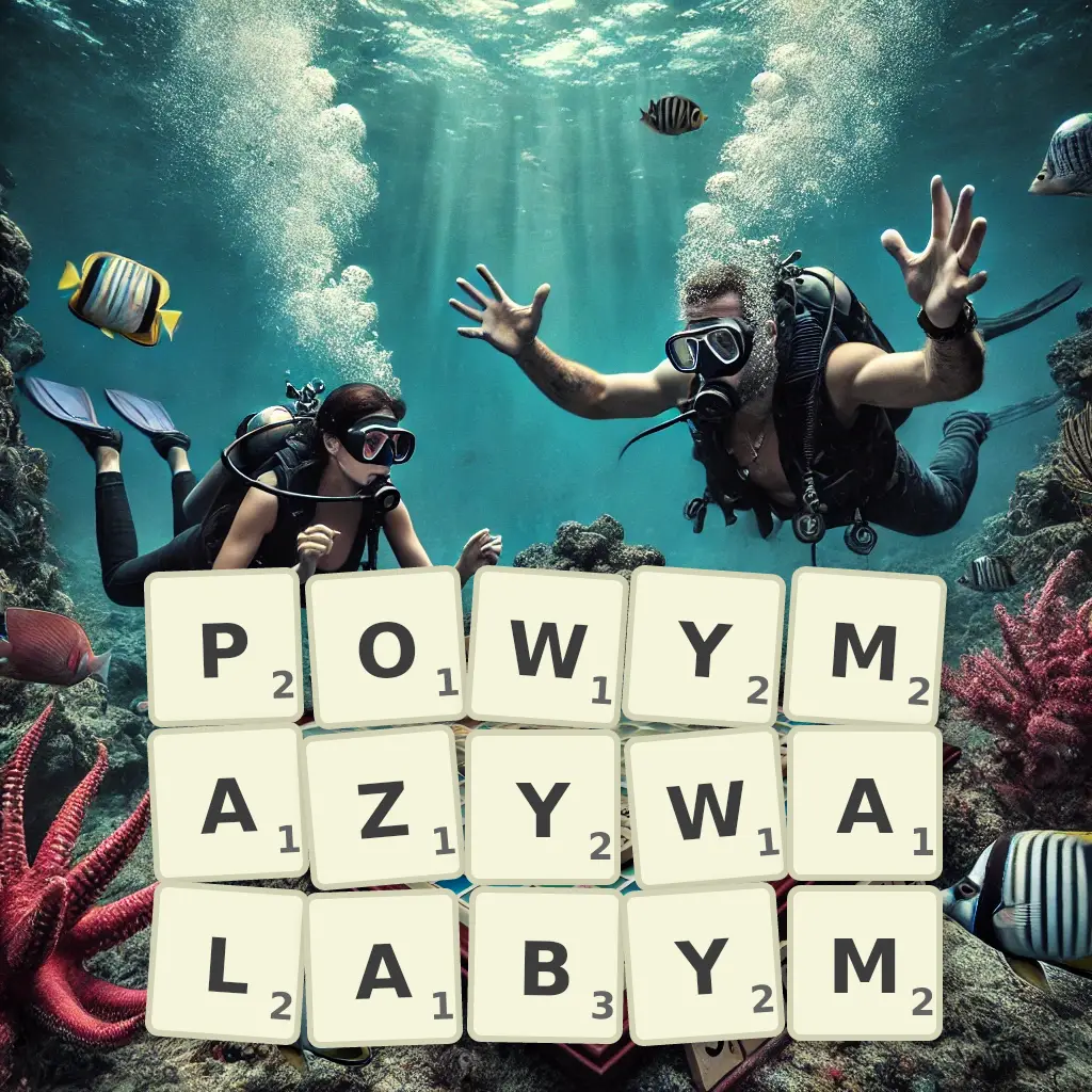 Słowa z liter POWYMAZYWAŁABYM