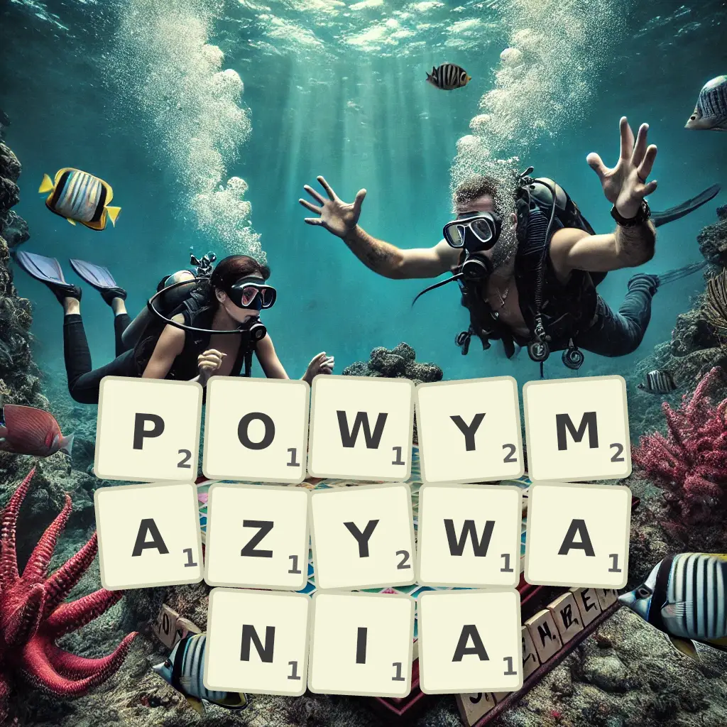 Lista słów z liter POWYMAZYWANIA Słowa z liter POWYMAZYWANIA