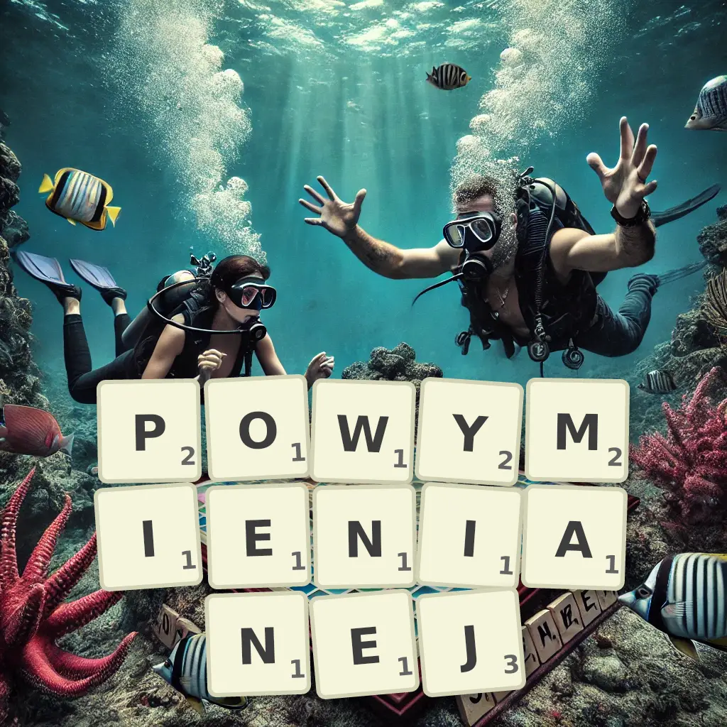 Lista słów z liter POWYMIENIANEJ Słowa z liter POWYMIENIANEJ