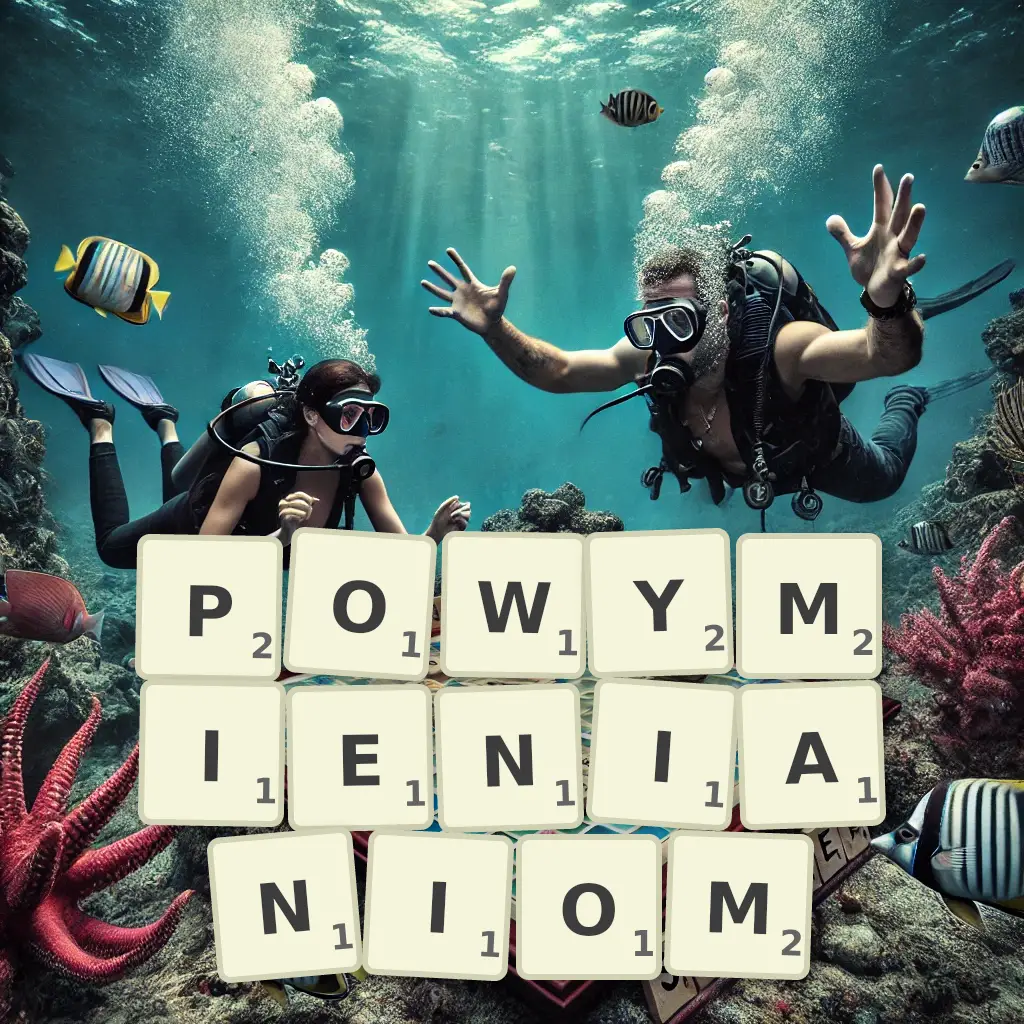 Lista słów z liter POWYMIENIANIOM Słowa z liter POWYMIENIANIOM