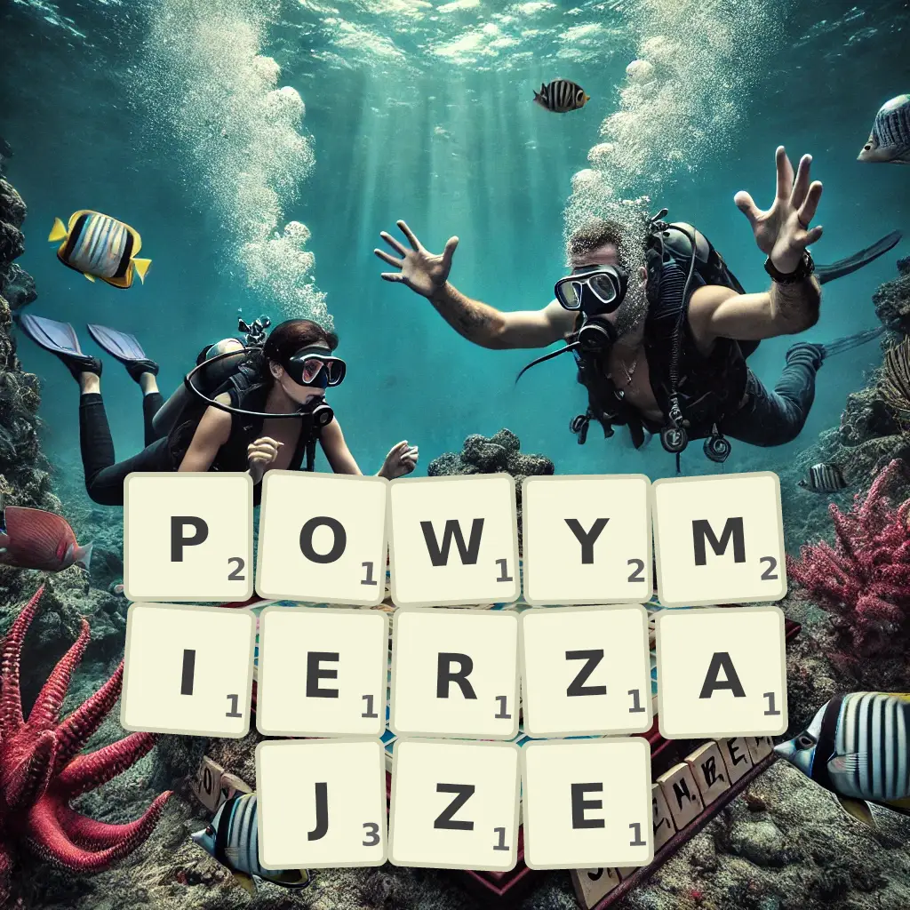 Słowa z liter POWYMIERZAJŻE