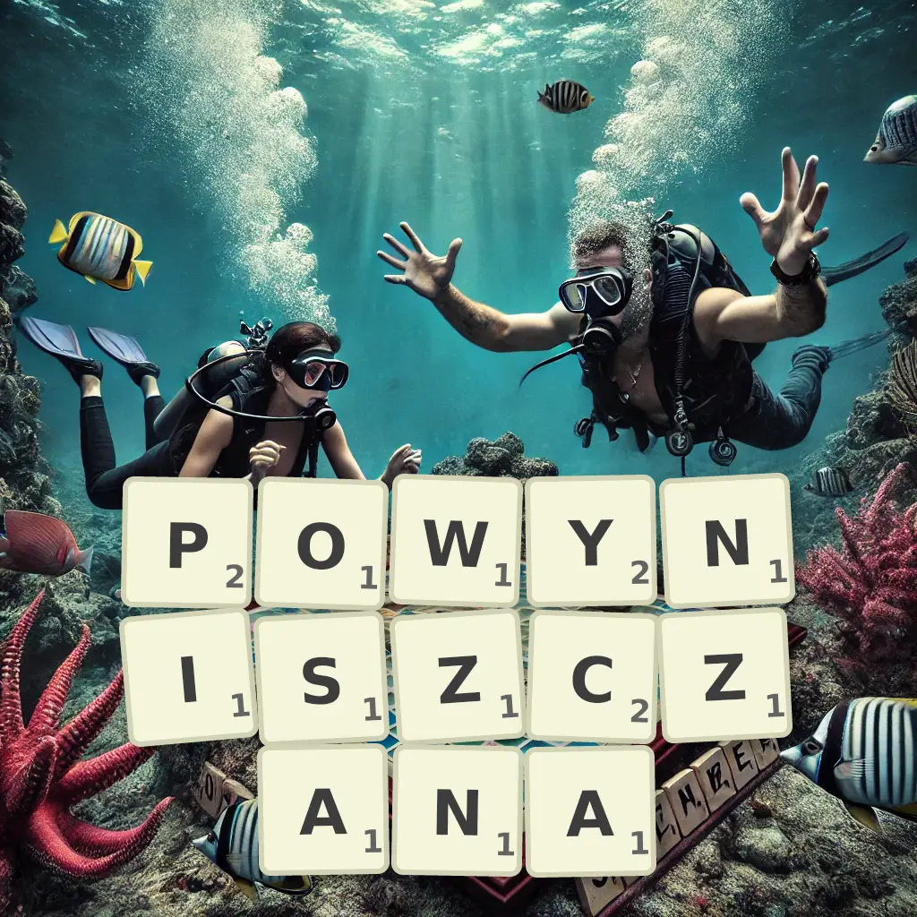 Słowa z liter POWYNISZCZANĄ