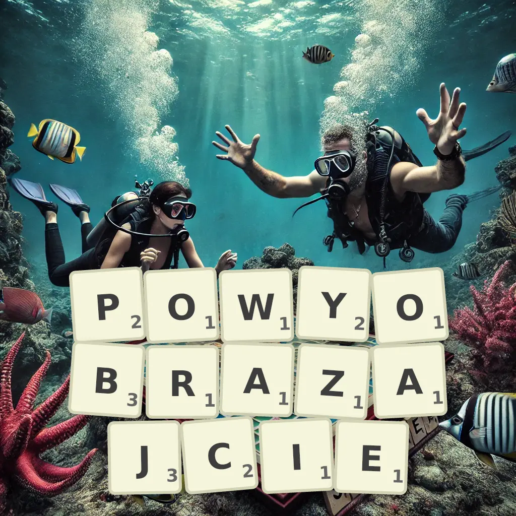Słowa z liter POWYOBRAŻAJCIE