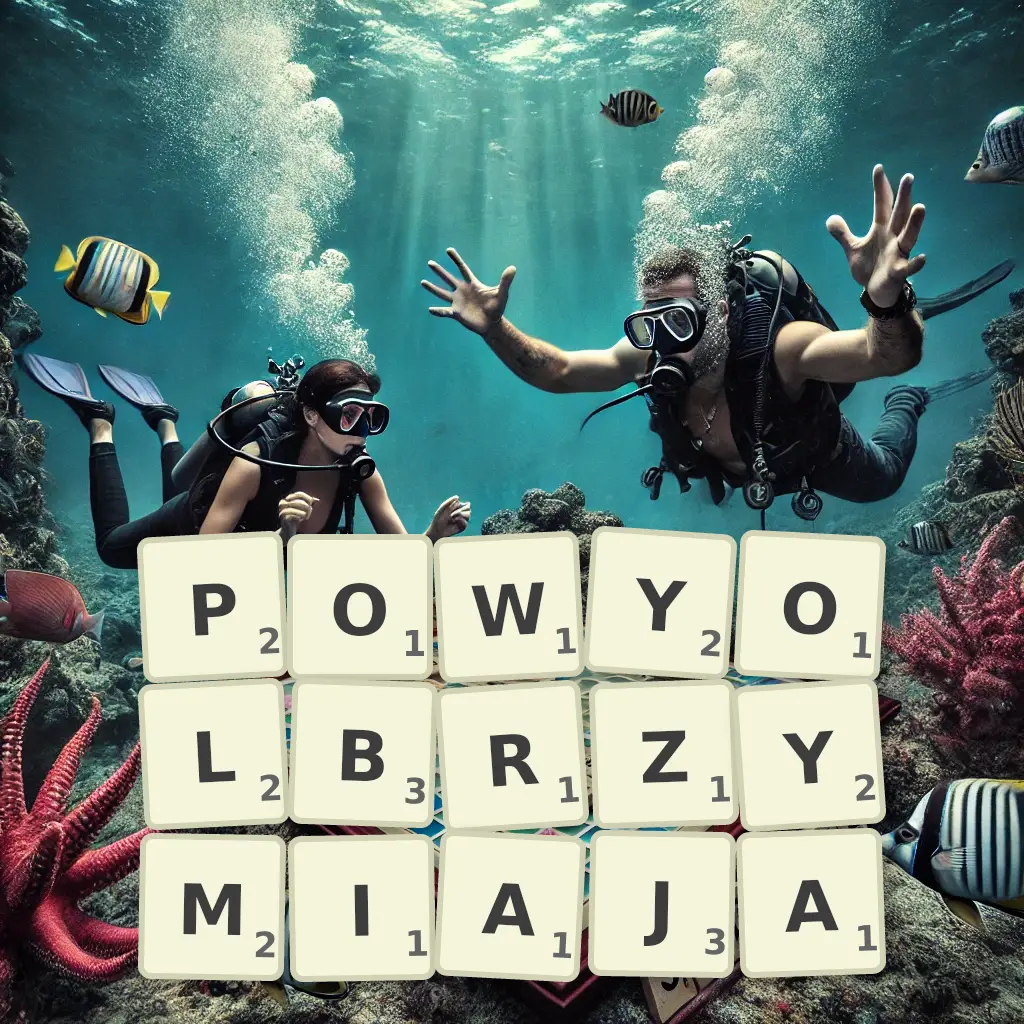 Słowa z liter POWYOLBRZYMIAJĄ