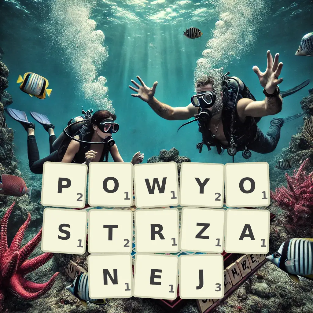 Słowa z liter POWYOSTRZANEJ