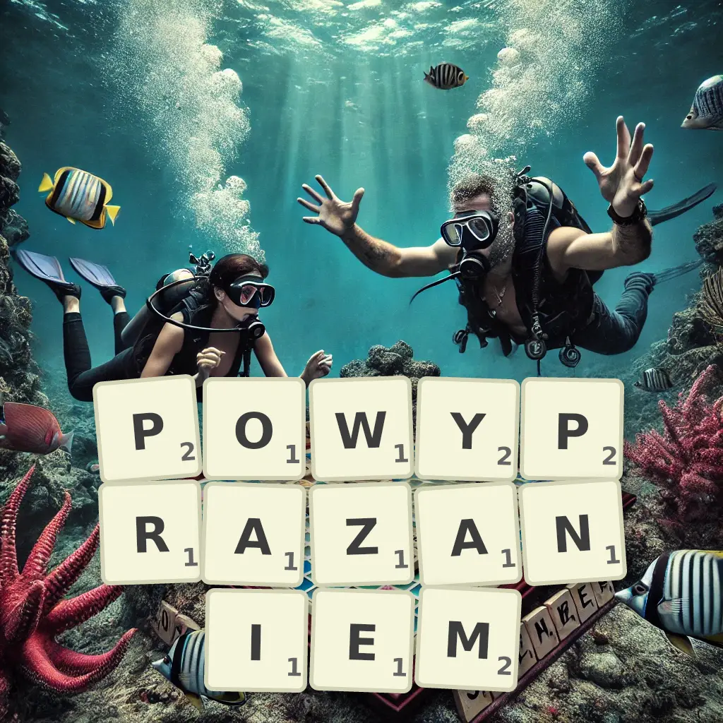 Słowa z liter POWYPRAŻANIEM
