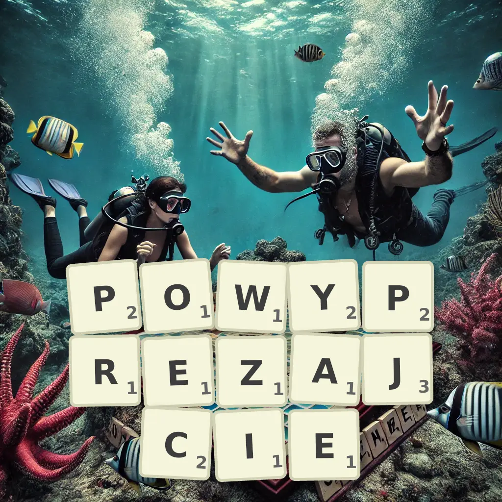 Słowa z liter POWYPRĘŻAJCIE
