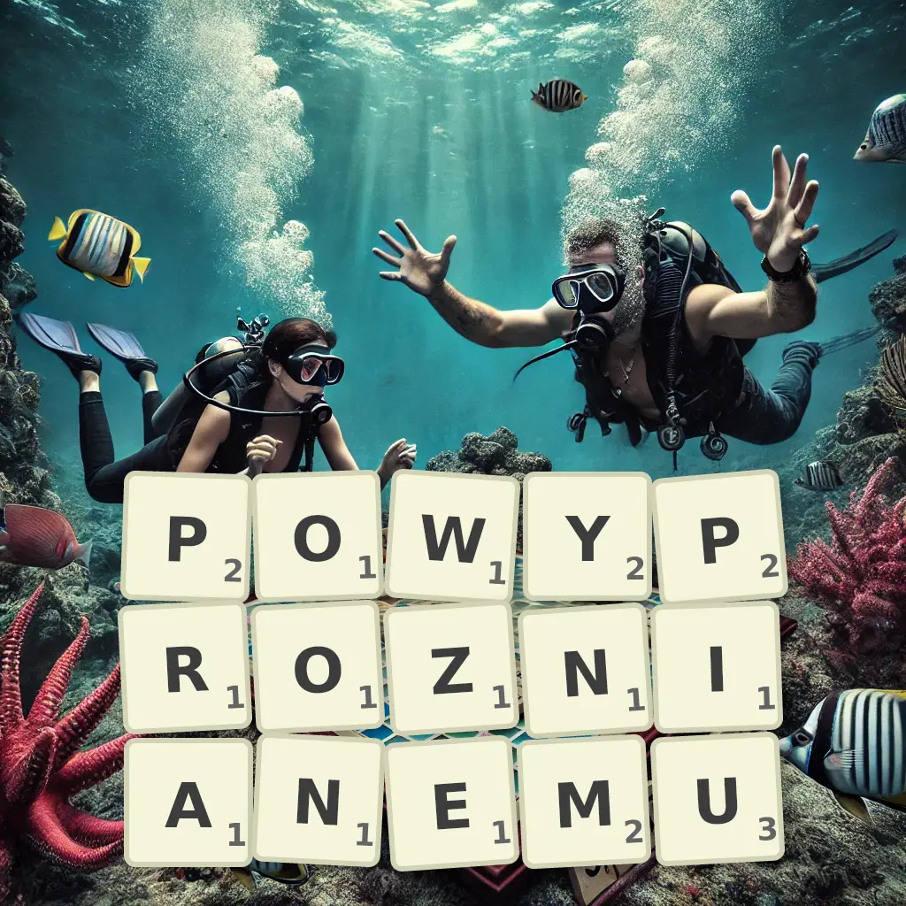 Słowa z liter POWYPRÓŻNIANEMU
