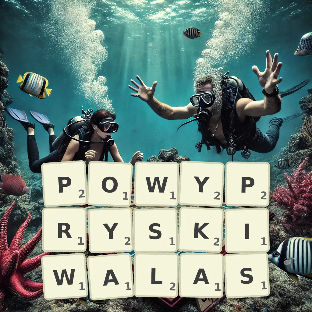 Słowa z liter POWYPRYSKIWAŁAŚ