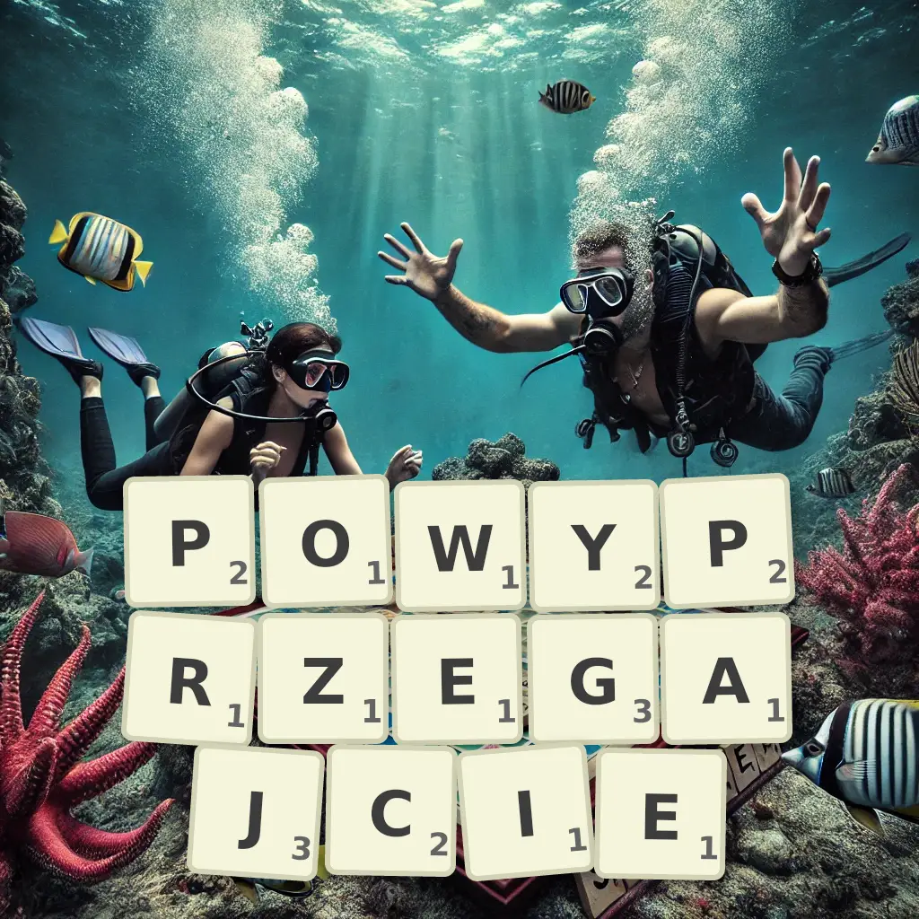 Słowa z liter POWYPRZĘGAJCIE