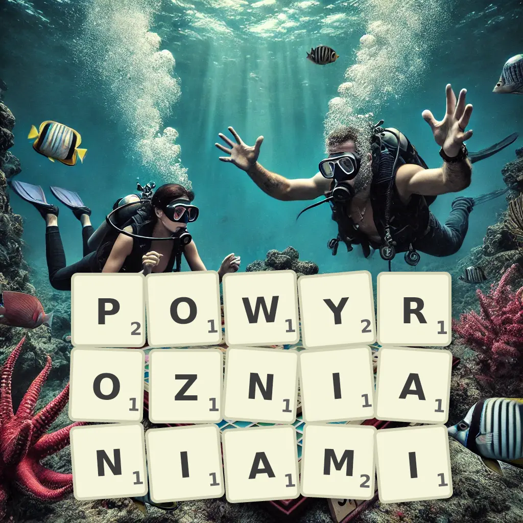 Słowa z liter POWYRÓŻNIANIAMI