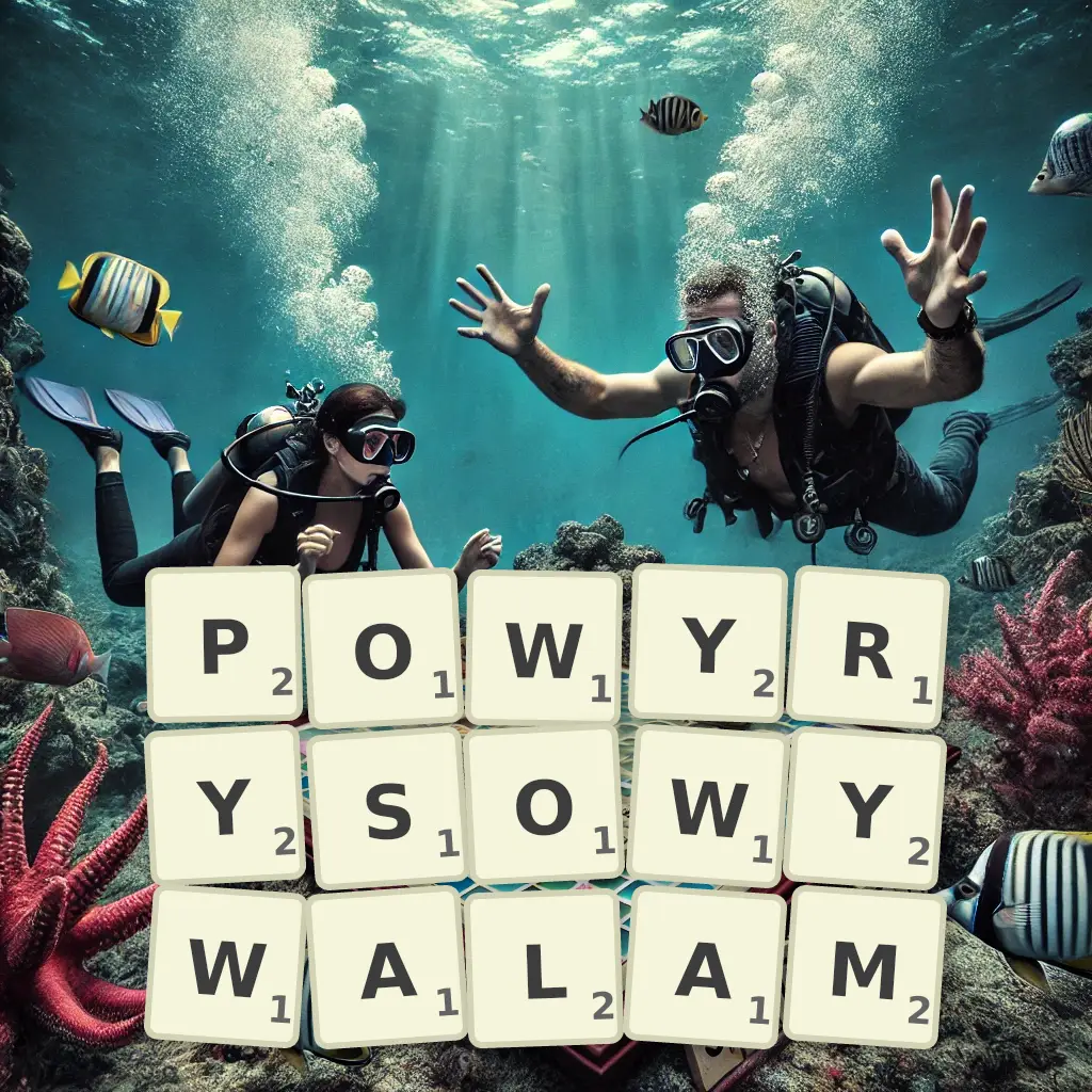 Słowa z liter POWYRYSOWYWAŁAM