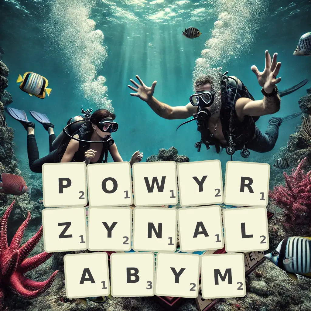 Słowa z liter POWYRZYNAŁABYM