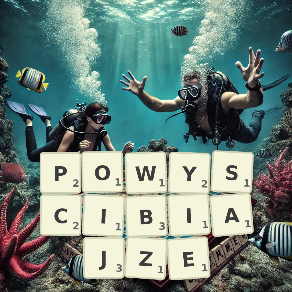 Słowa z liter POWYŚCIBIAJŻE